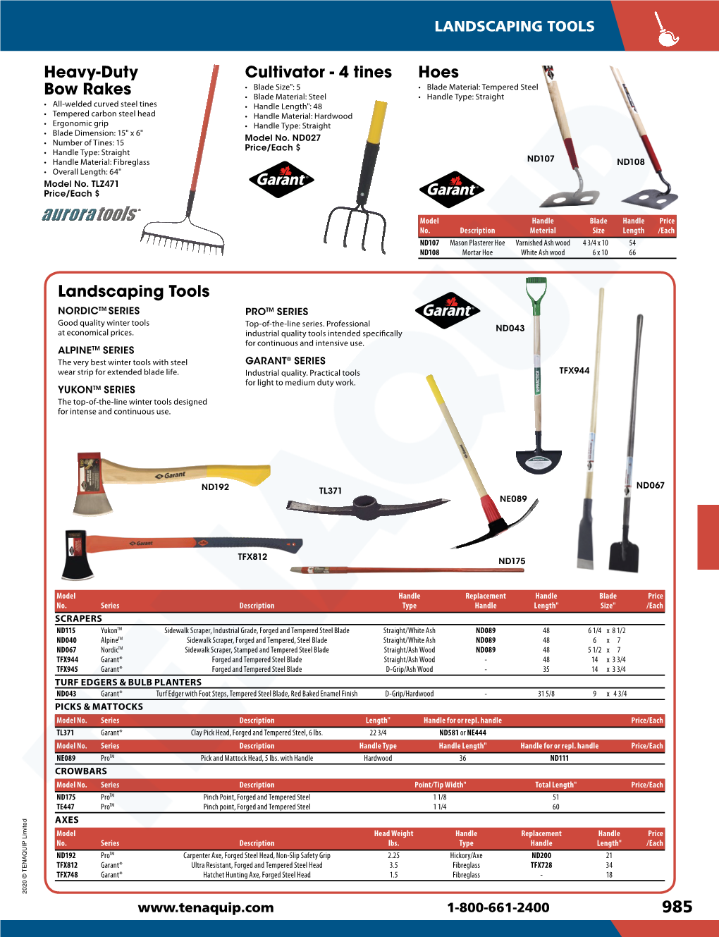 Heavy-Duty Bow Rakes Landscaping Tools Cultivator