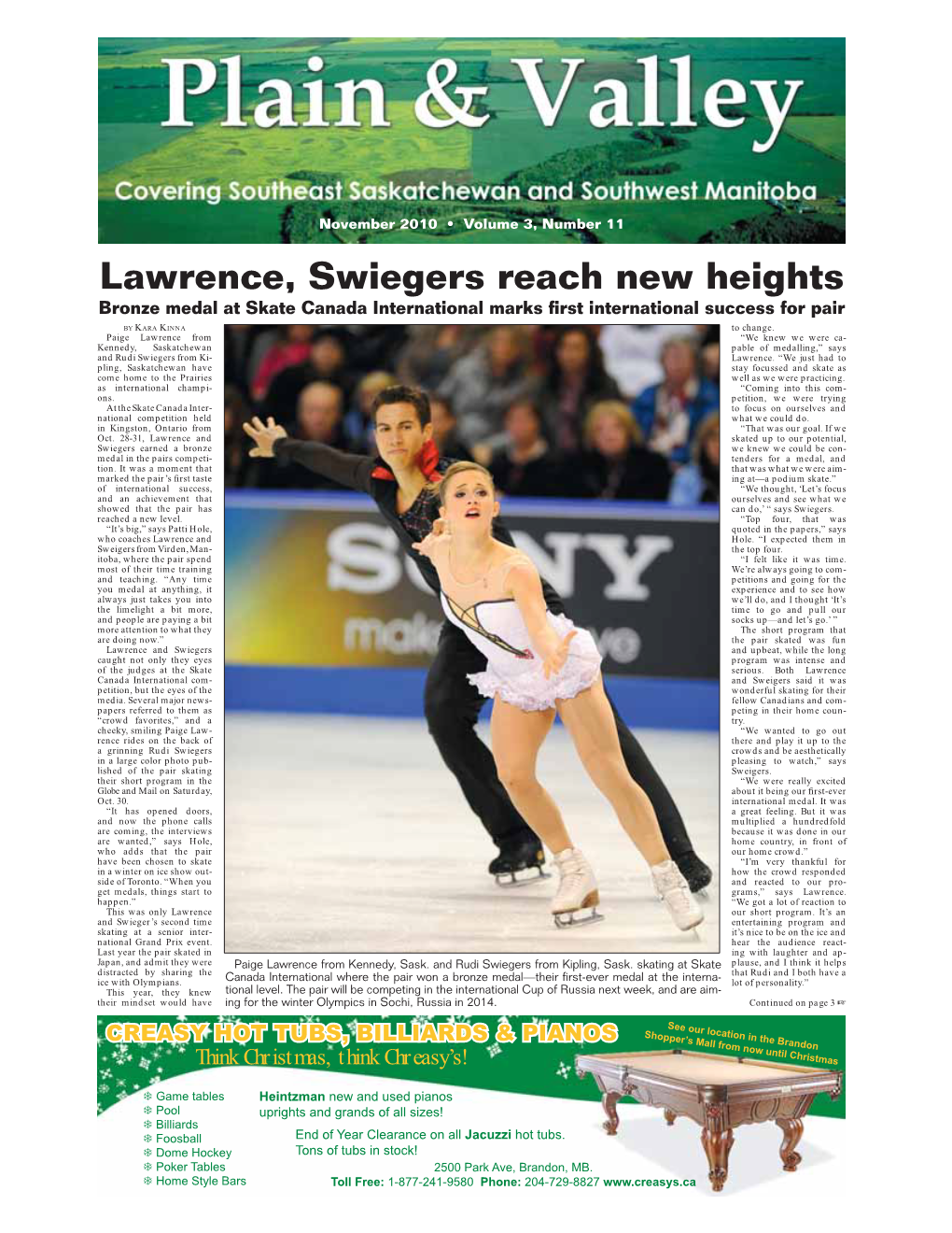 Lawrence, Swiegers Reach New Heights