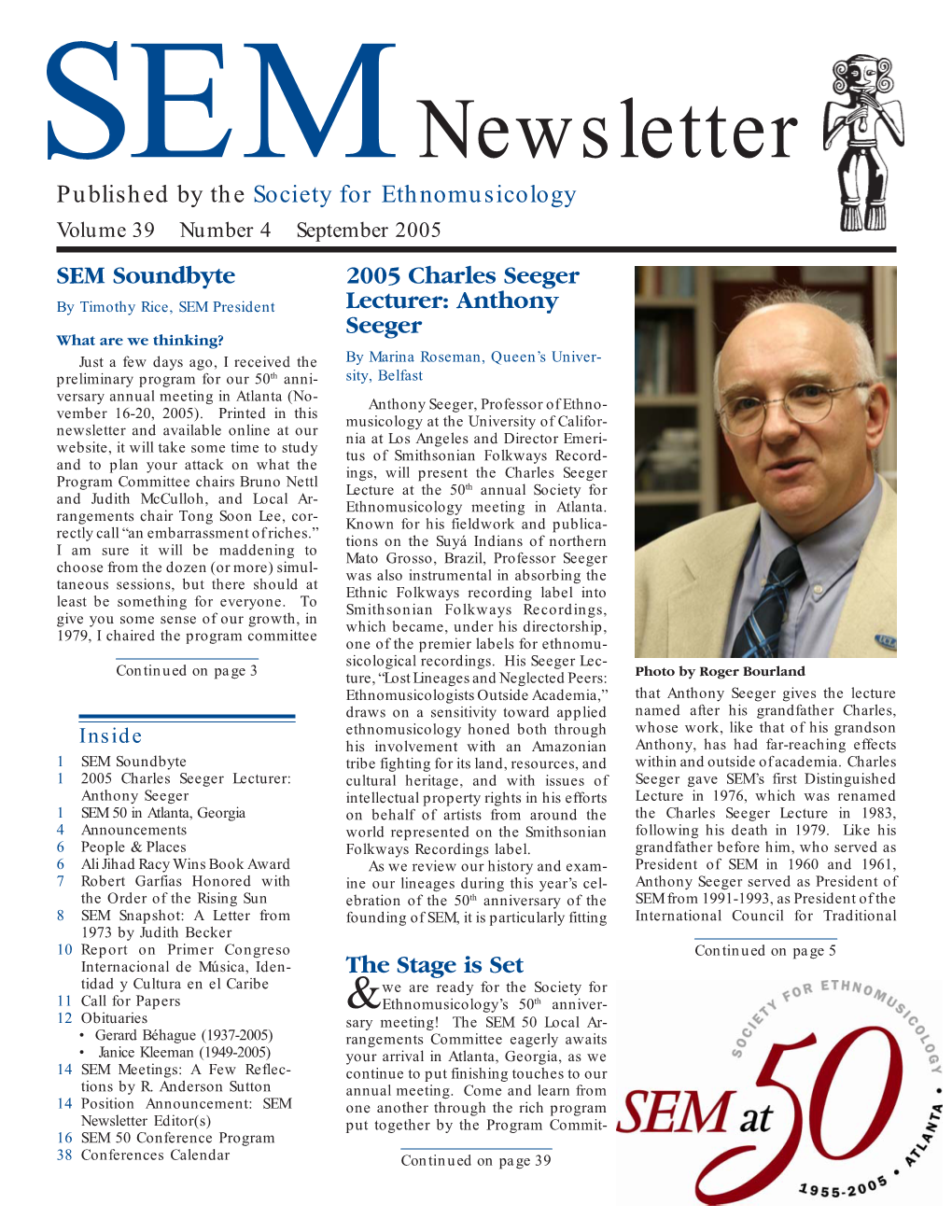 SEM Newsletter 39-4 (Sep