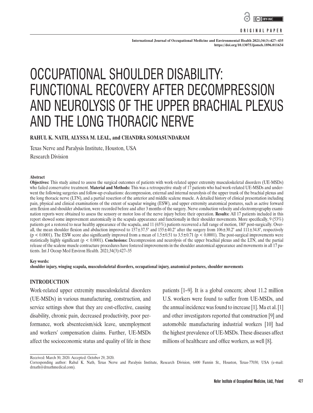 Occupational Shoulder.Pdf