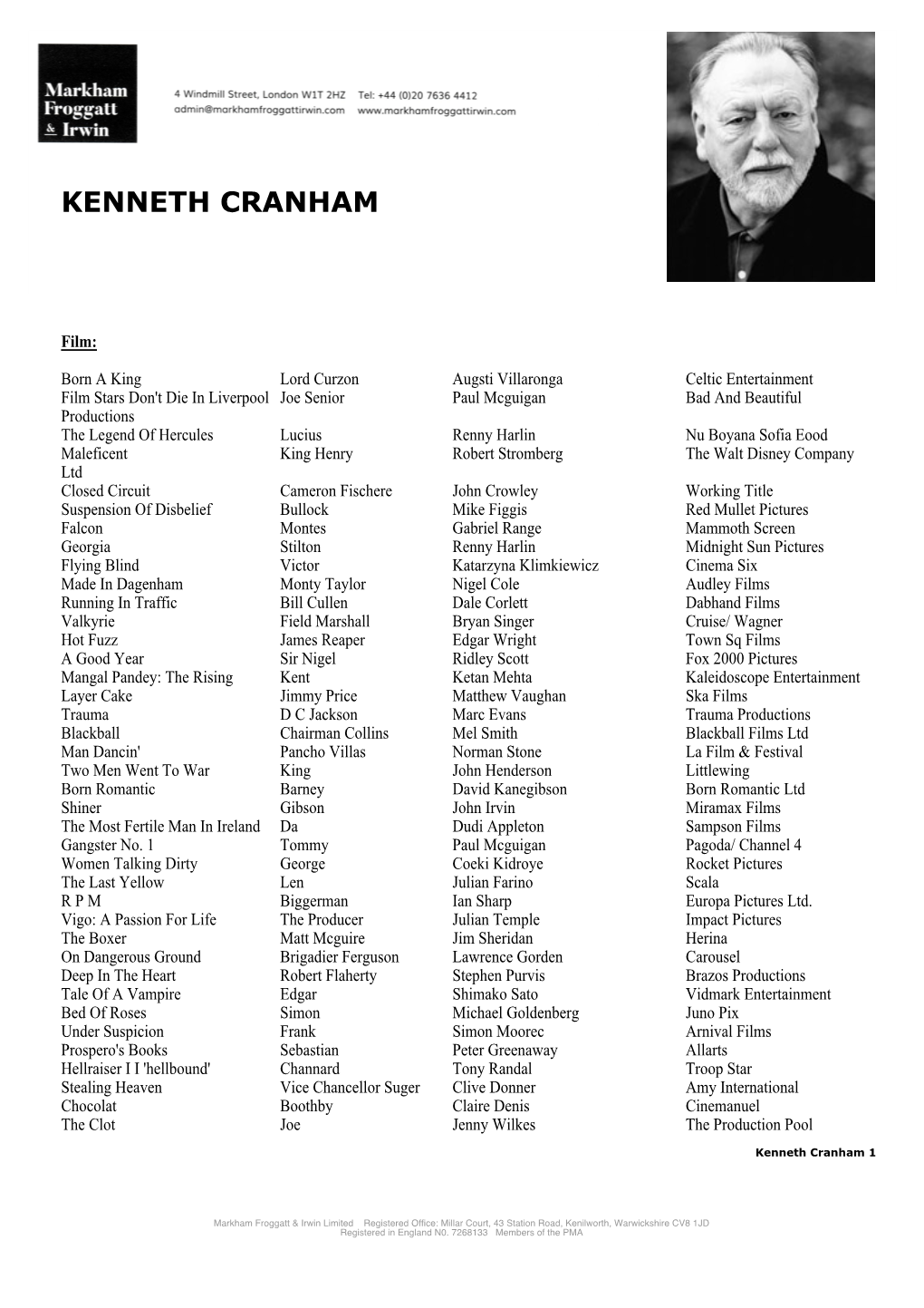 Kenneth Cranham