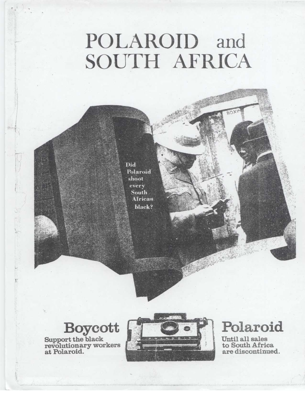 POLAROID And. SOUTH AFRICA