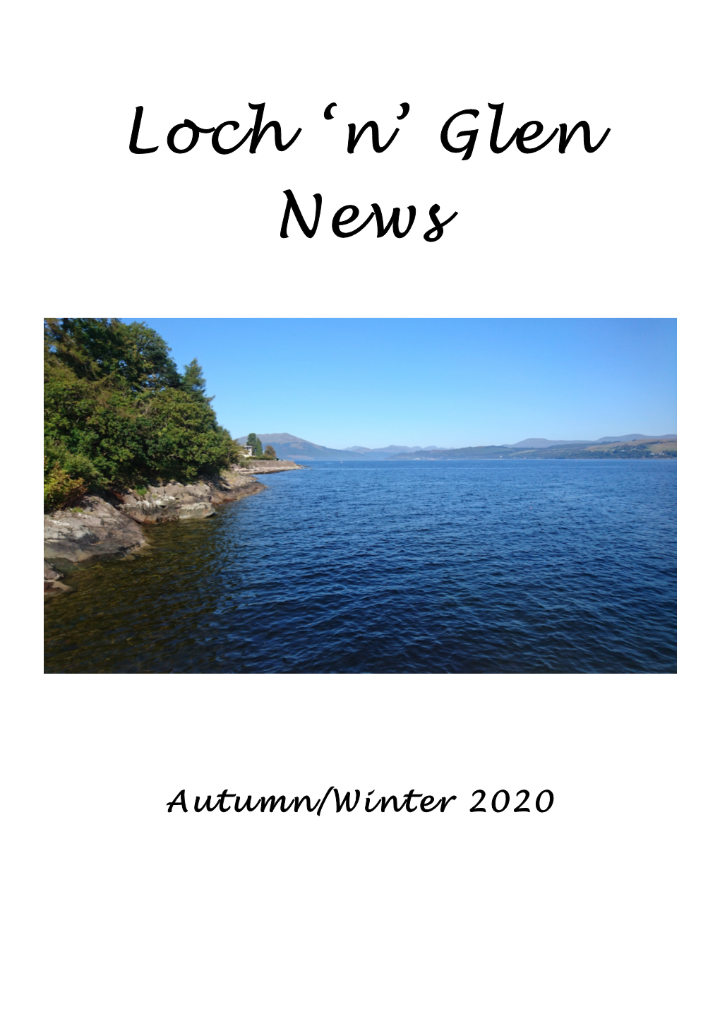 Loch 'N' Glen News Autumn2020 Finalv2