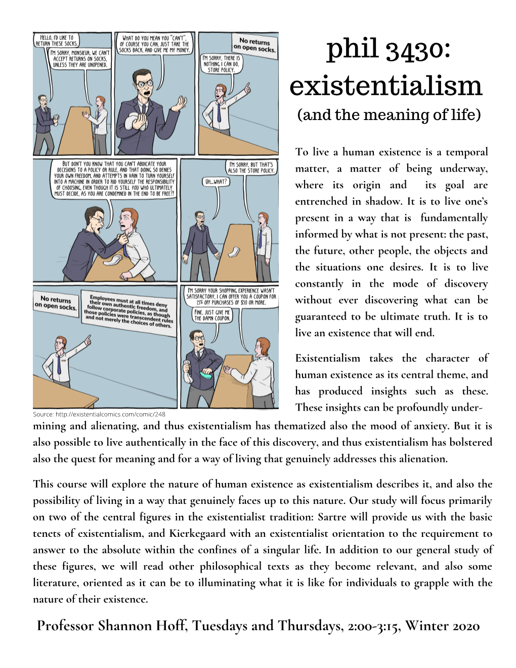 Existentialism (And the Meaning of Life)