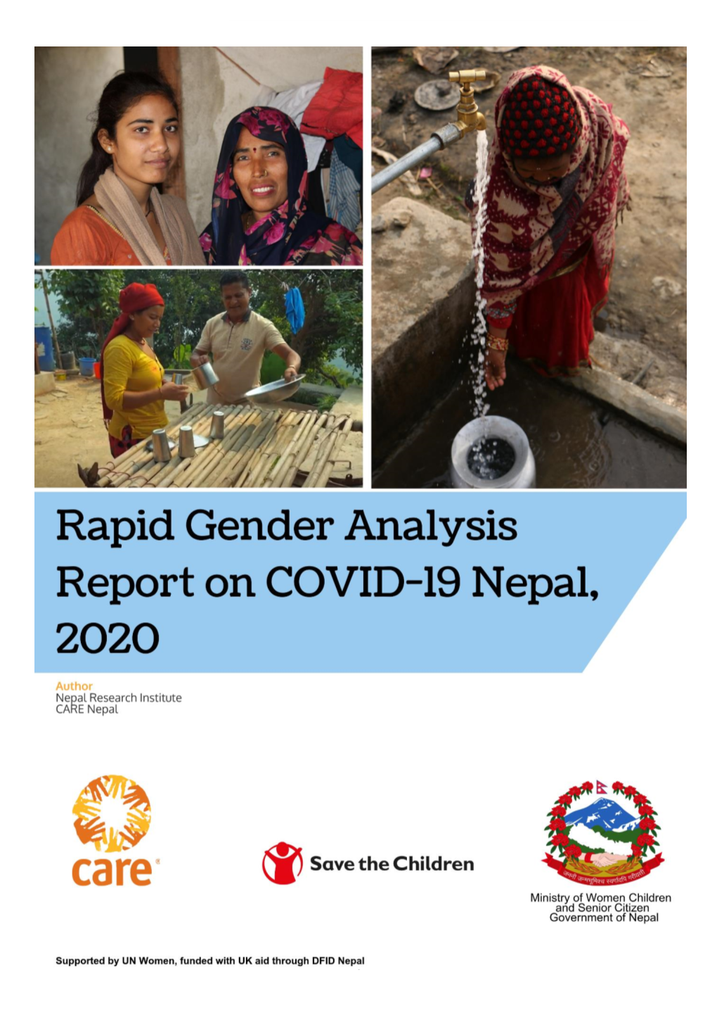 Rapid Gender Analysis Report on COVID-19 Nepal, 2020 I