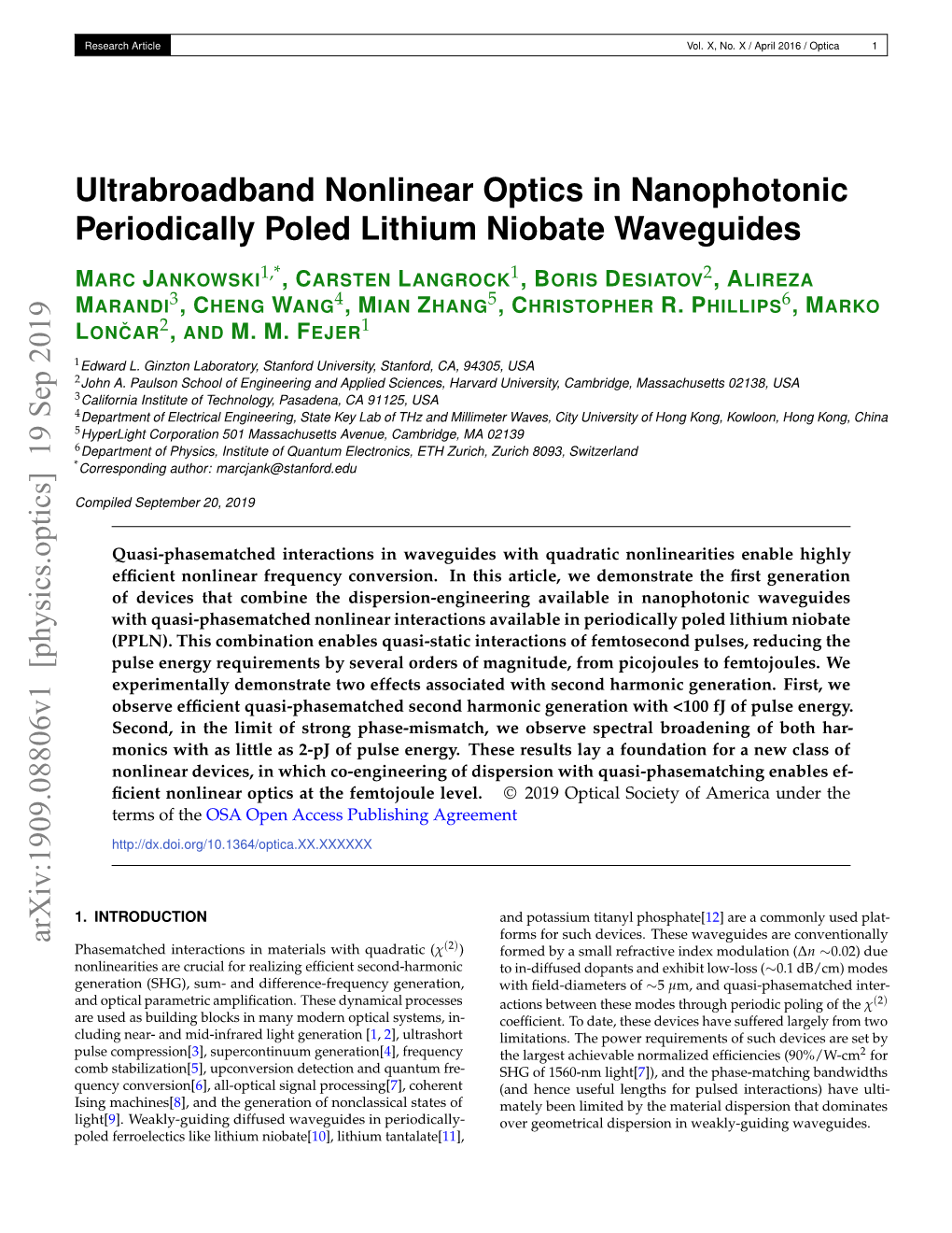 Ultrabroadband Nonlinear Optics in Nanophotonic Periodically