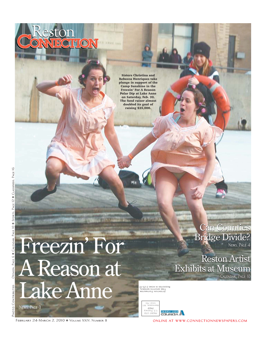 Freezin' for a Reason at Lake Anne