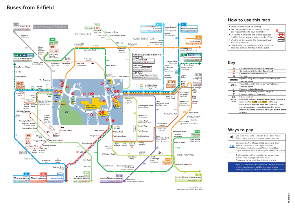 Buses from Enfield