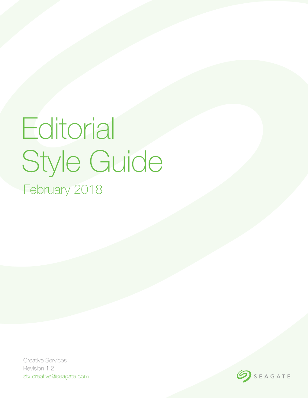 Editorial Style Guide February 2018