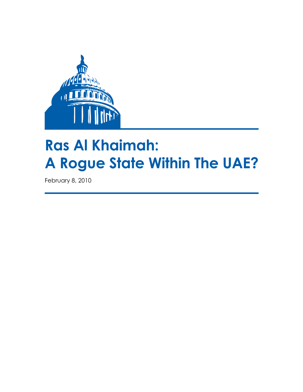 A Rogue State Within the UAE?