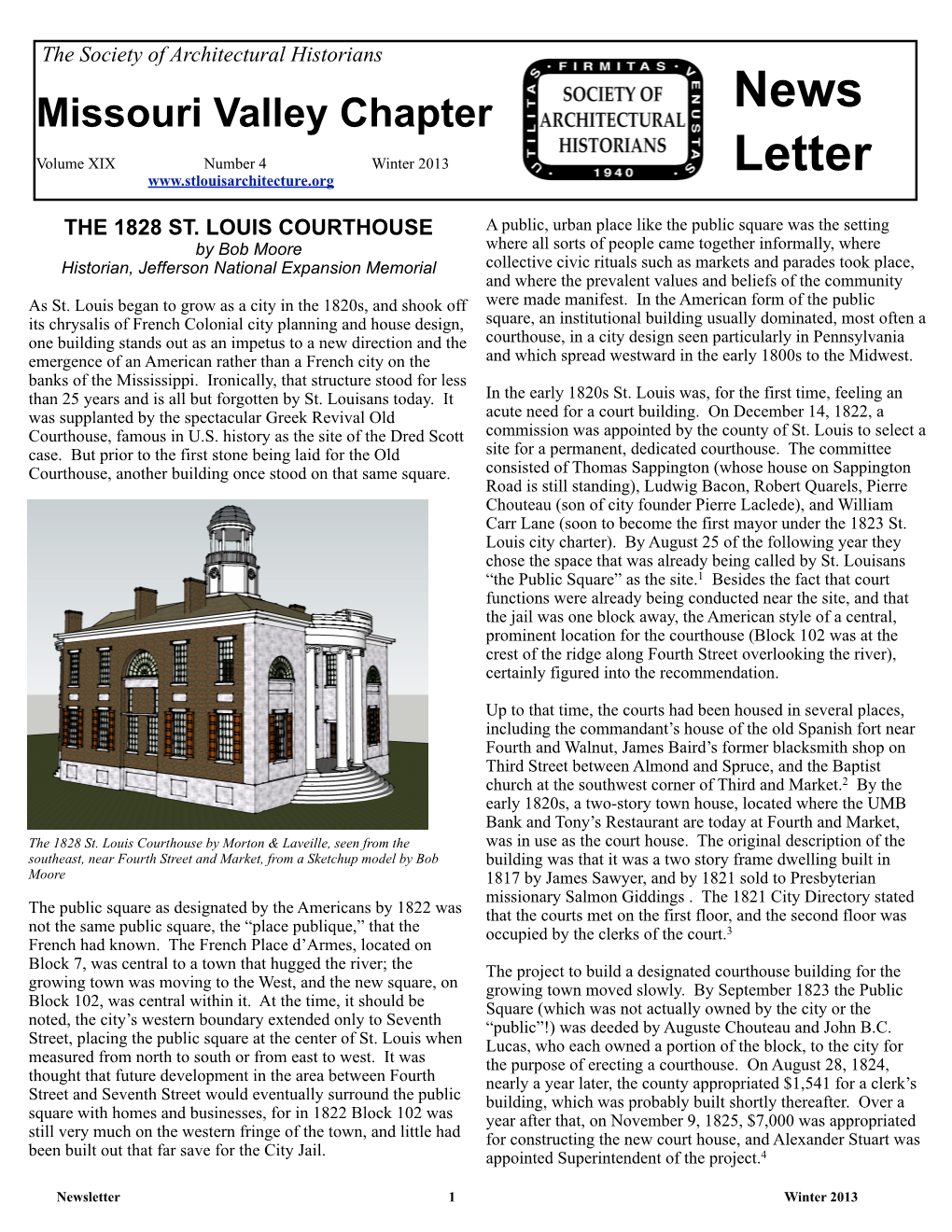 Winter 2013 Letter