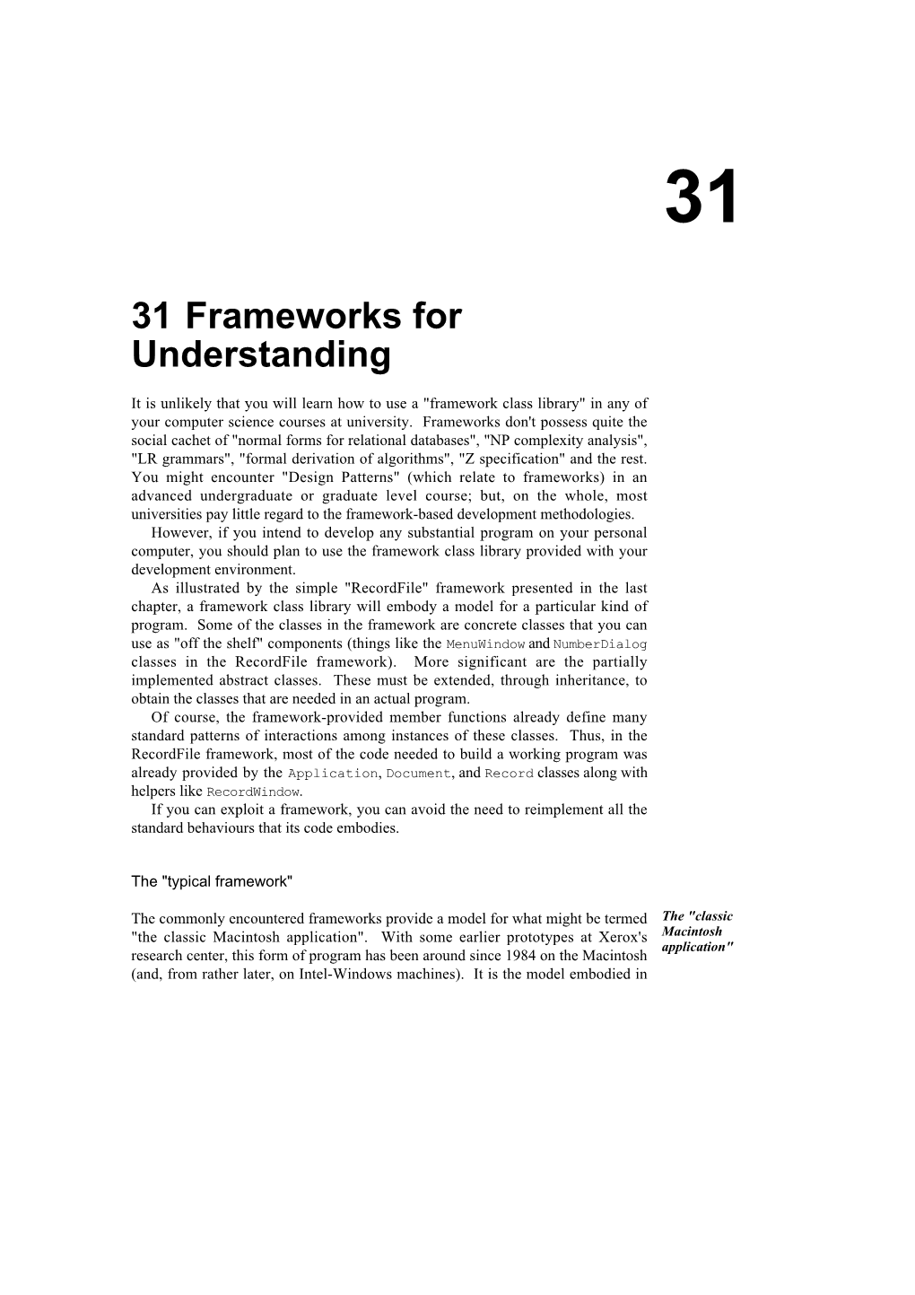 31 Frameworks for Understanding