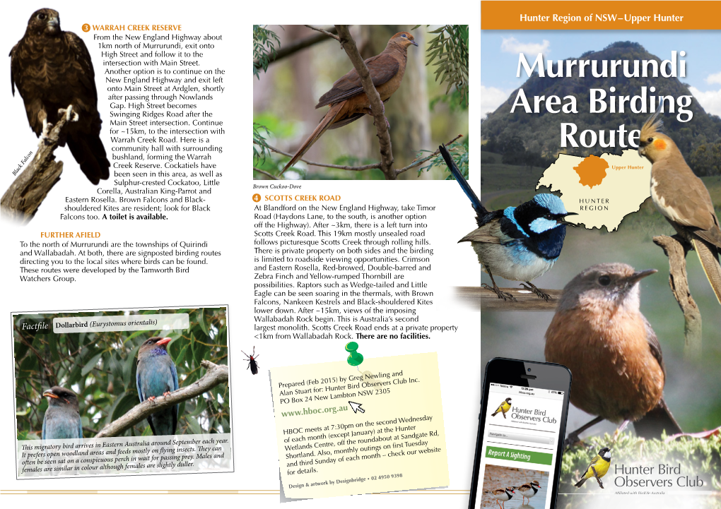 Murrurundi Area Birding Route