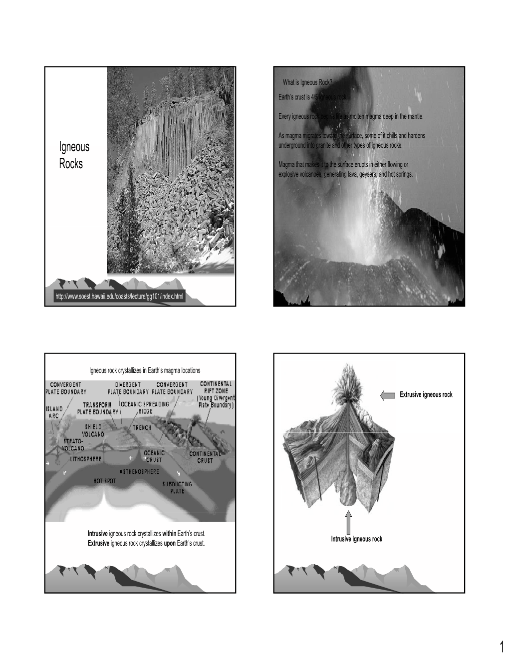 Igneous Rocks