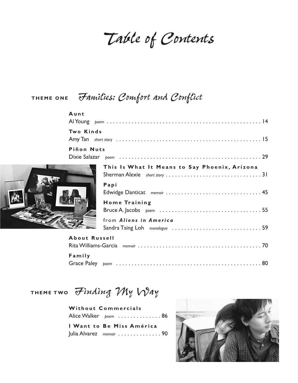 Table of Contents