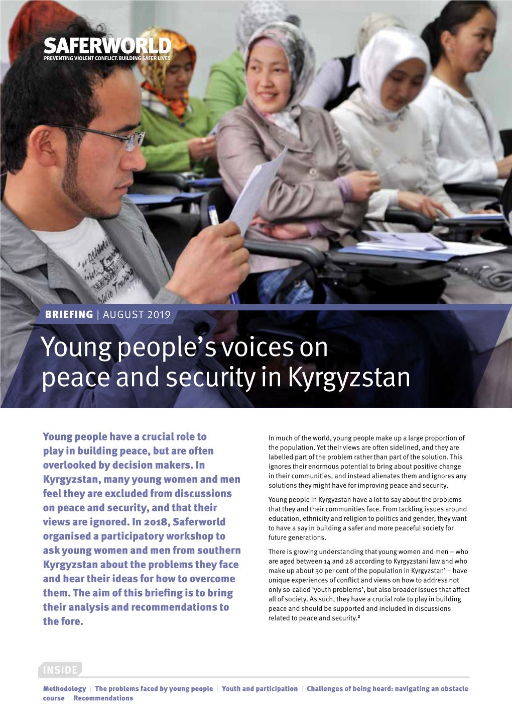 Young People's Voices on Peace and Security in Kyrgyzstan