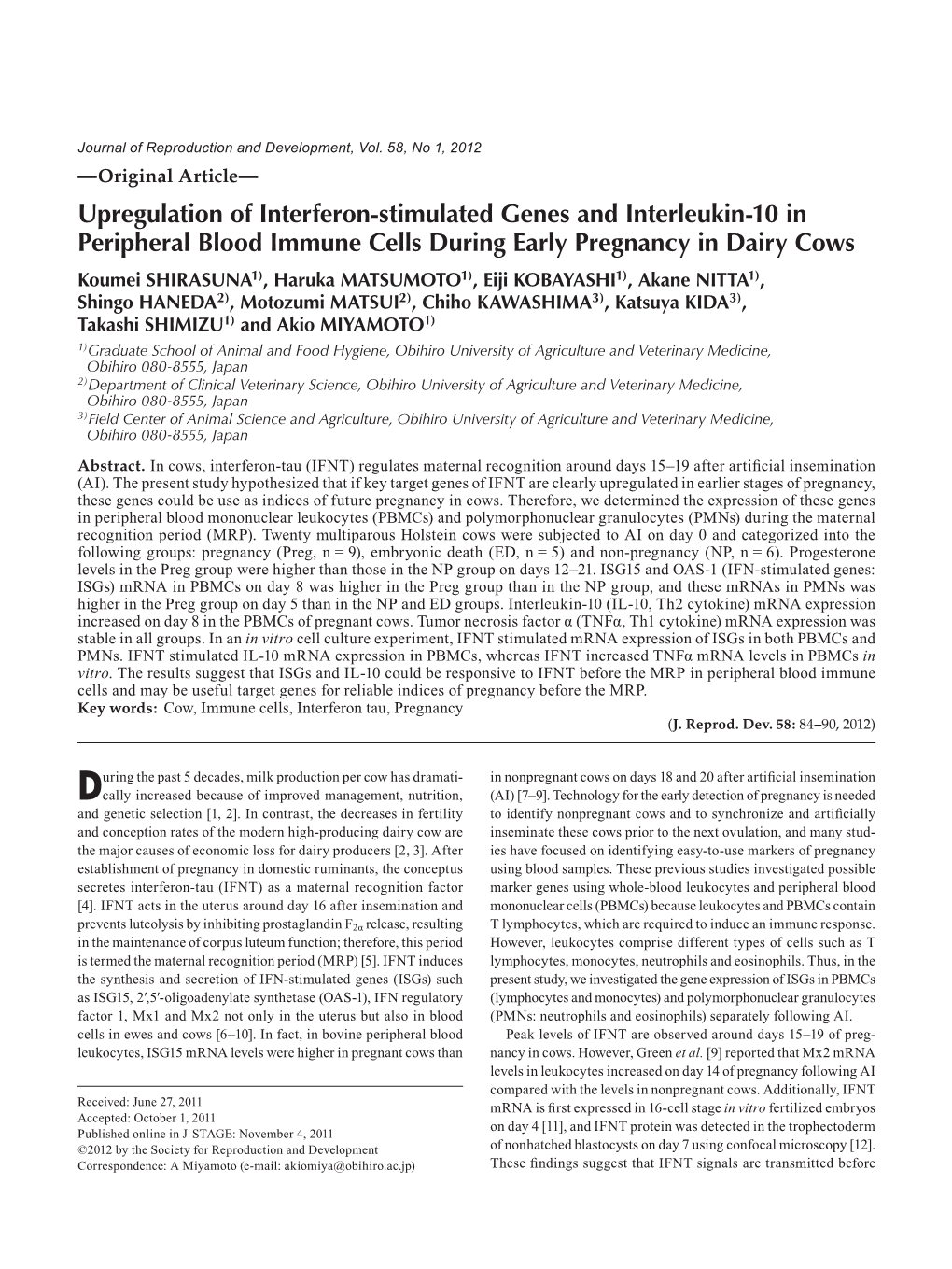 Upregulation of Interferon-Stimulated Genes and Interleukin-10