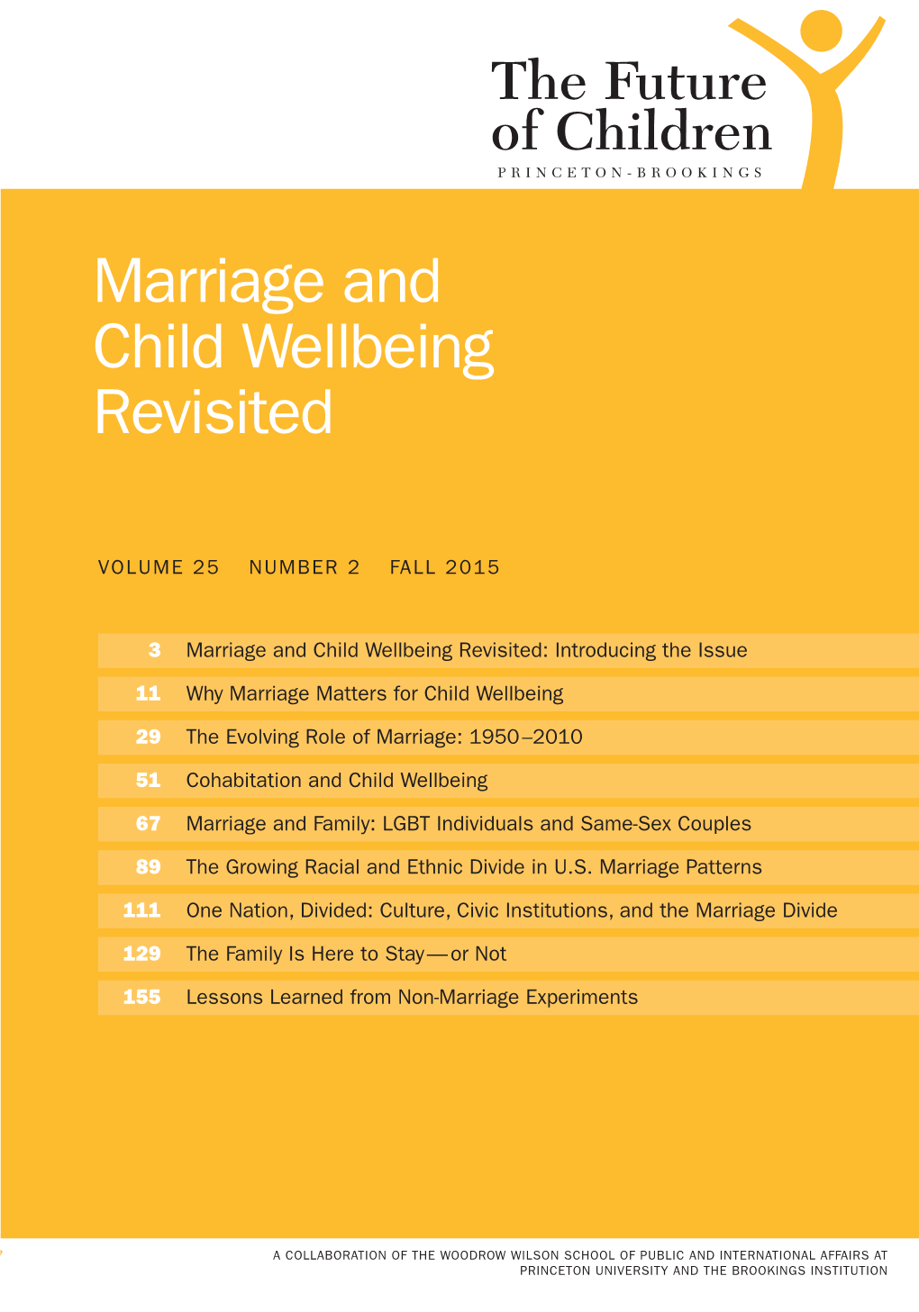 Marriage and Child Wellbeing Revisited