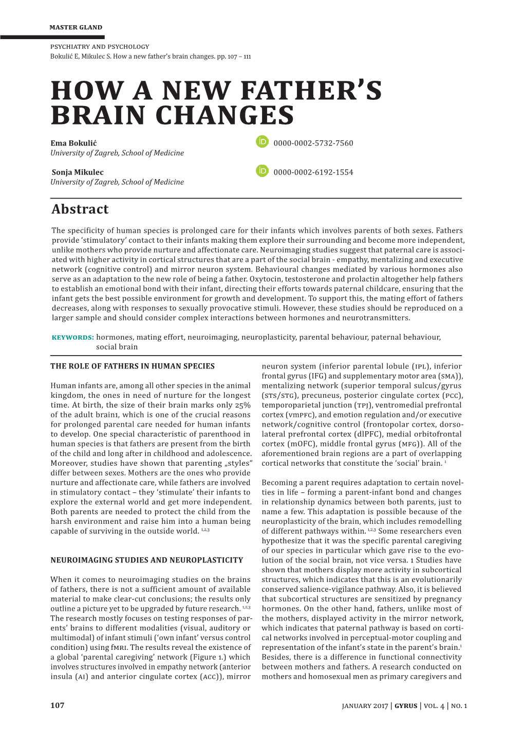 How a New Father's Brain Changes