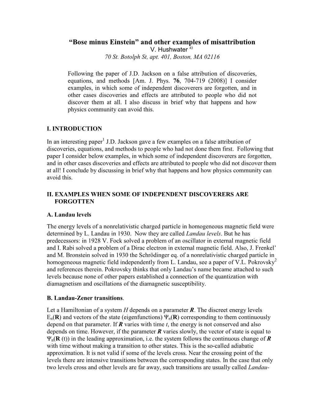 On Misinterpretation of the Casimir Effect As a Result of the Decrease In