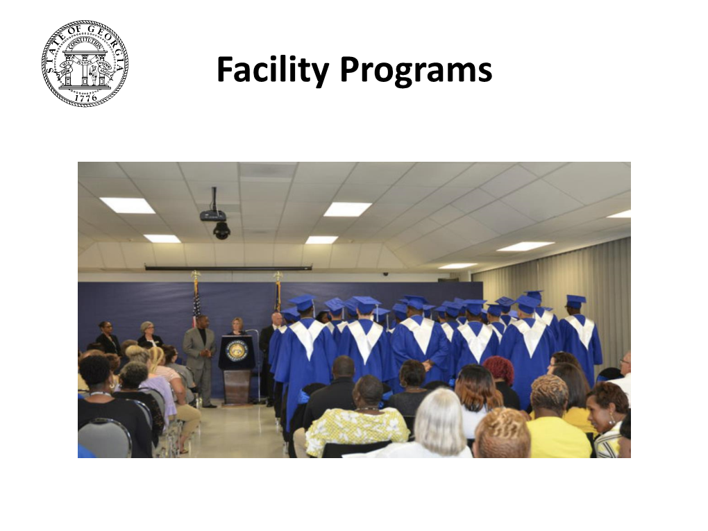 Facility Programs Table of Contents