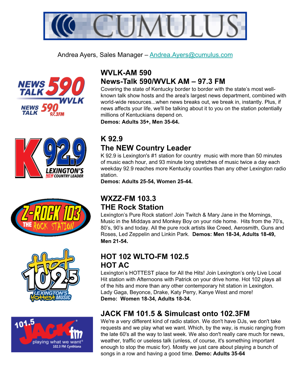 Radio Stations