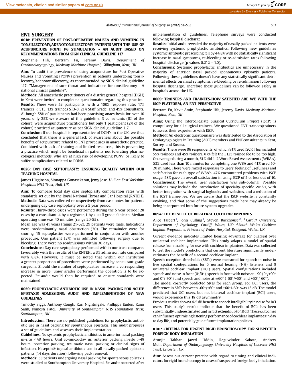 Criteria for Urgent Rigid Bronchoscopy for Suspected Foreign Body Inhalation