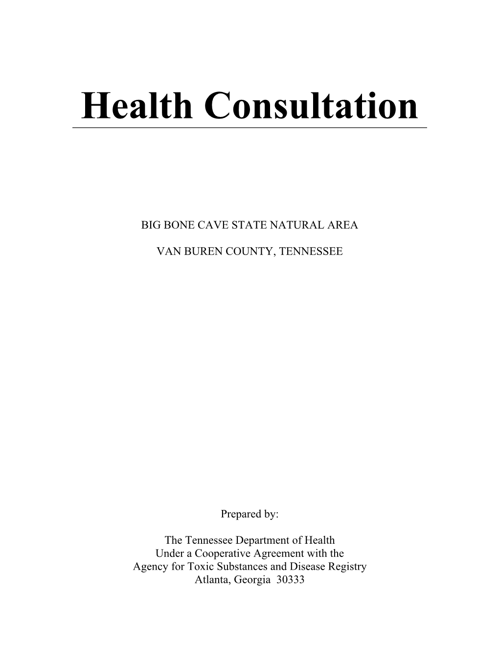 Health Consultation