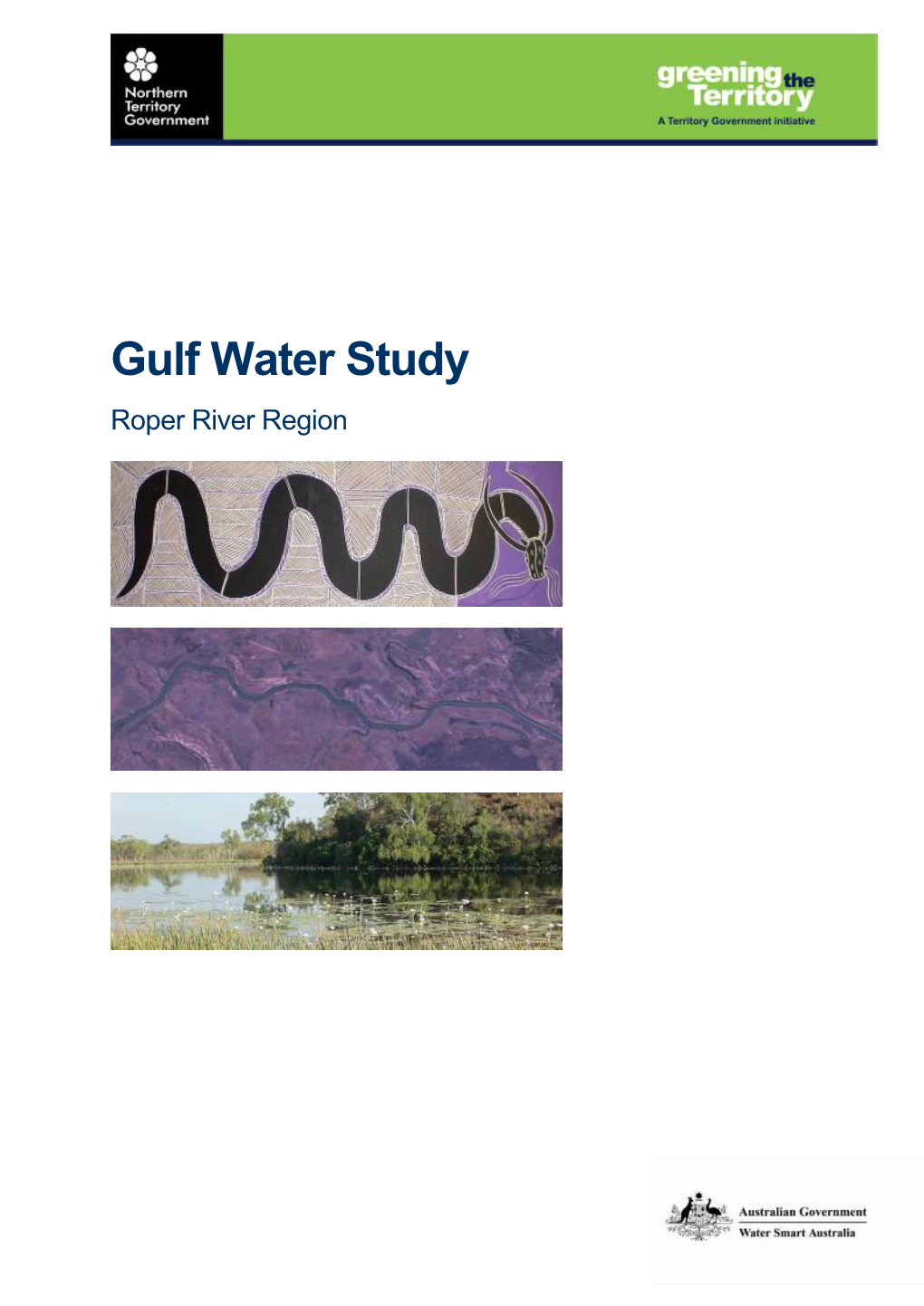 Gulf Water Study Roper River Region