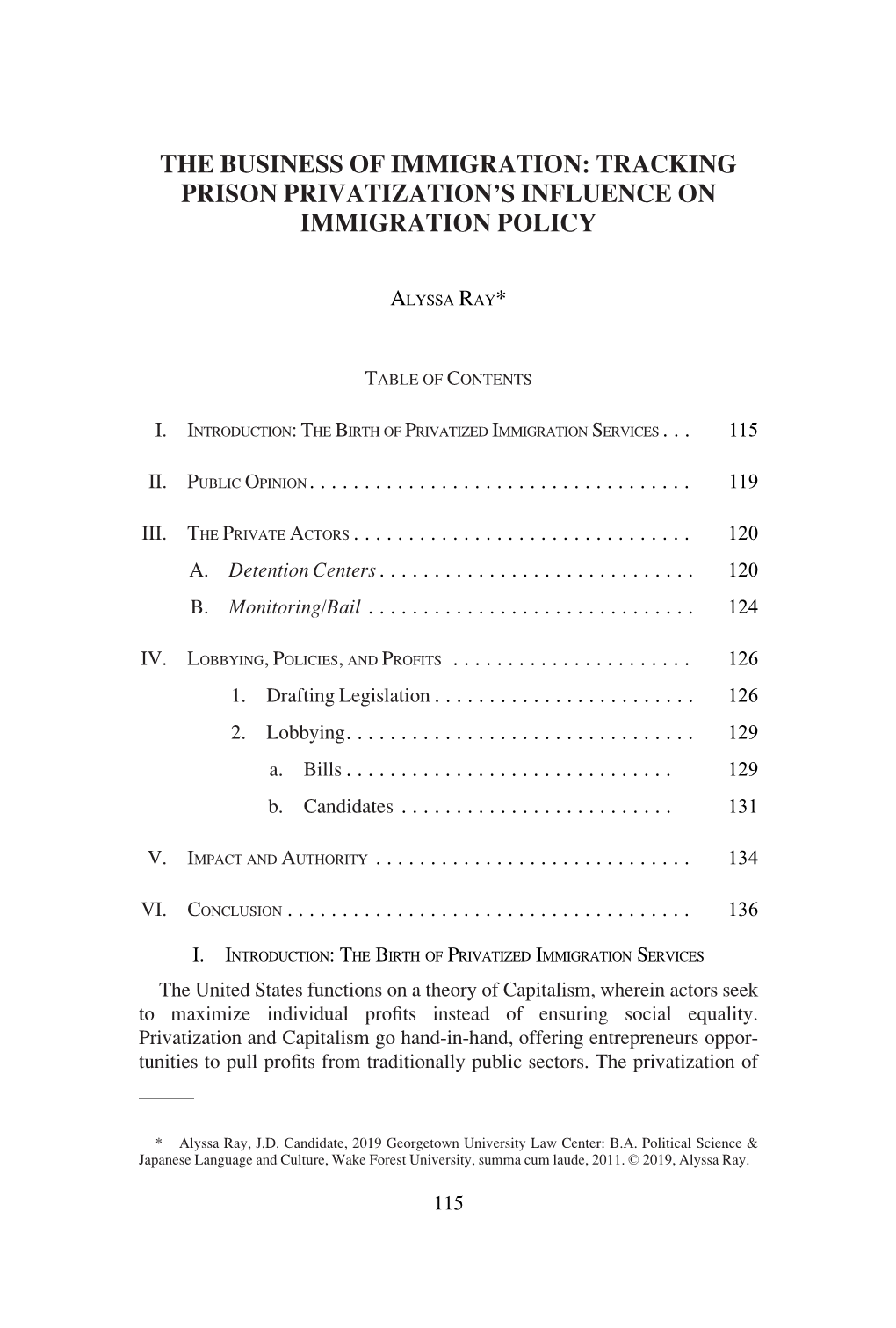 Tracking Prison Privatization's Influence on Immigration Policy