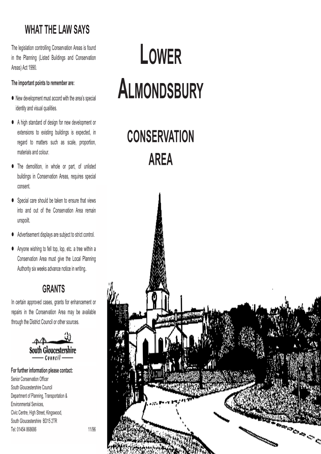 LOWER ALMONDSBURY CONSERVATION AREA POLICY OBJECTIVES for North ENHANCEMENT