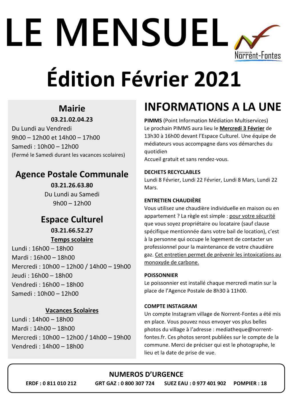 Édition Février 2021