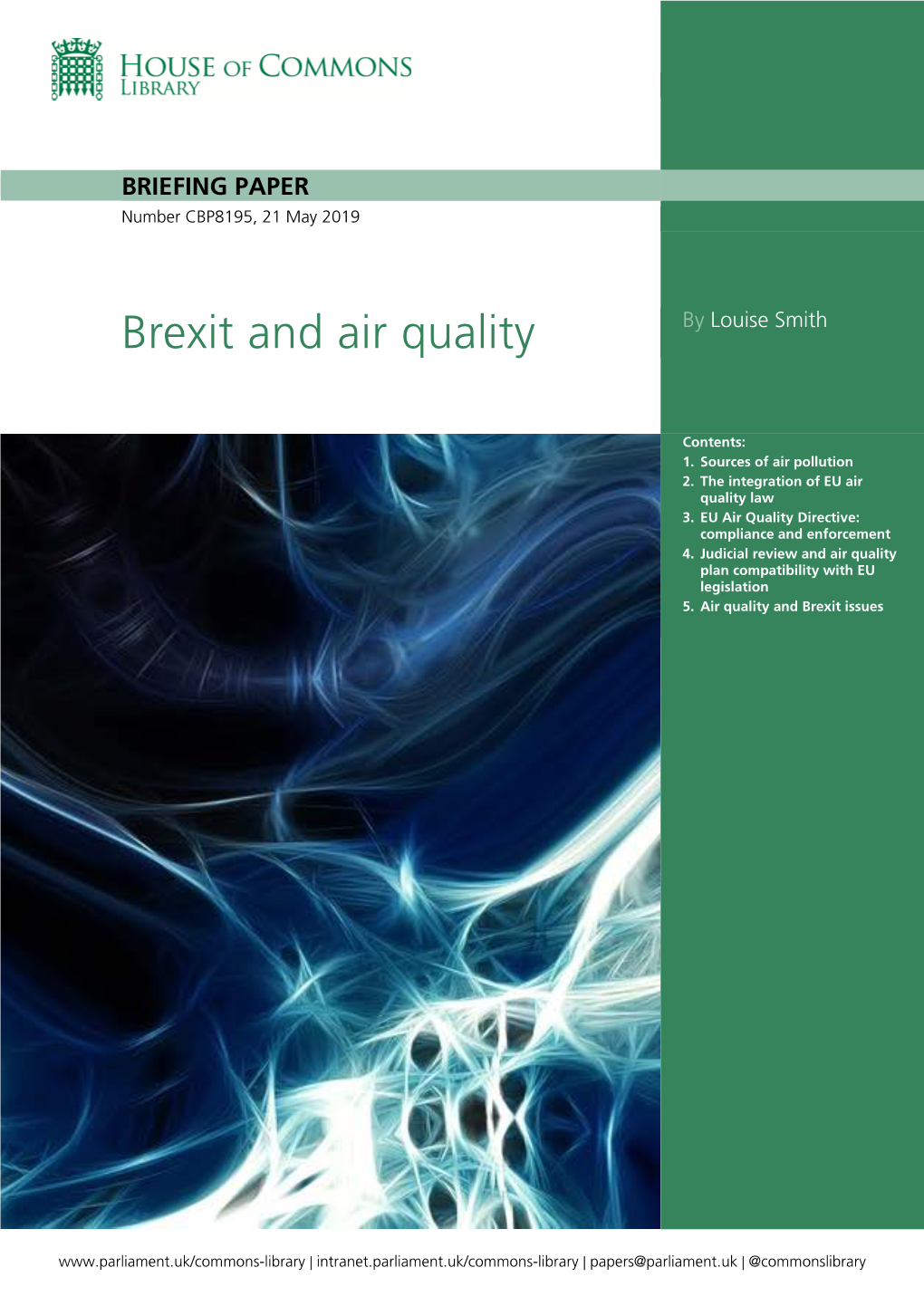 Brexit and Air Quality