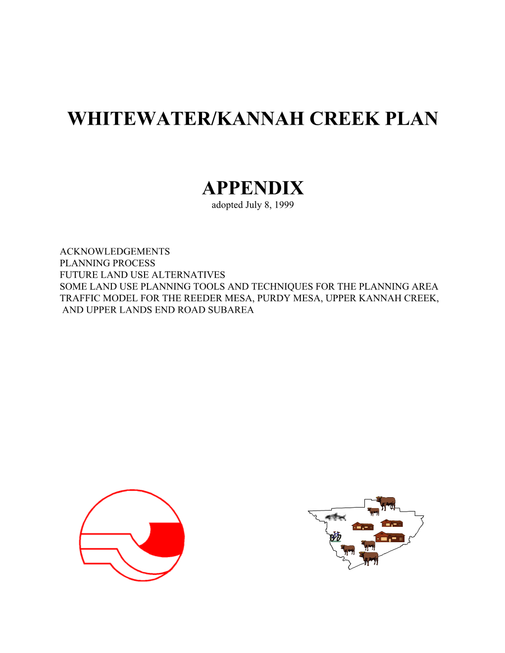Whitewater/Kannah Creek Plan Appendix