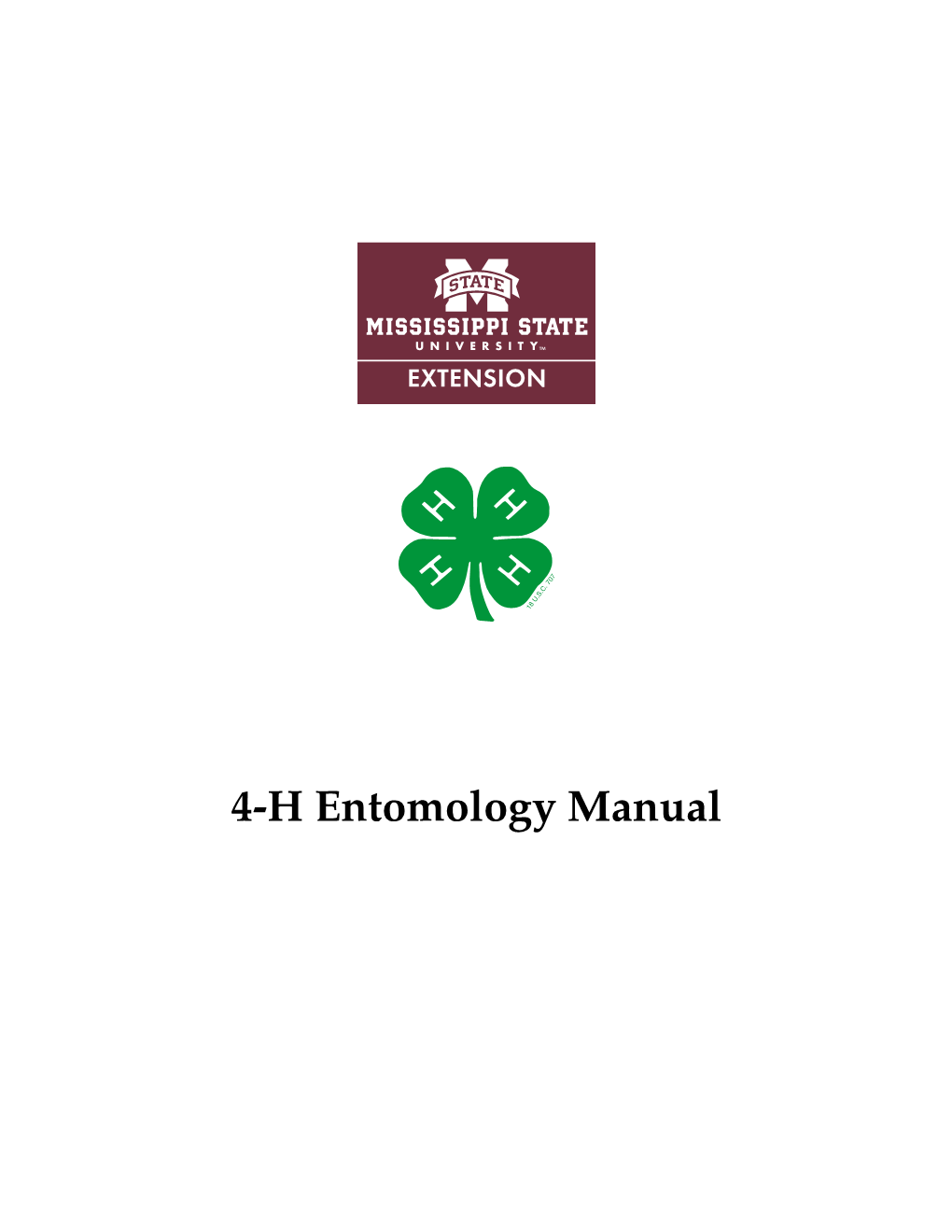 4-H Entomology Manual