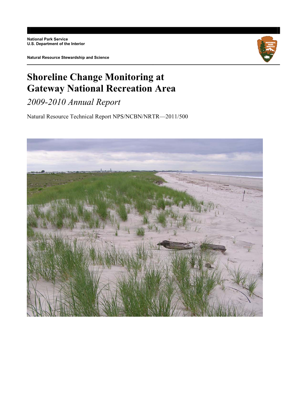 Shoreline Change Monitoring at Gateway National Recreation Area 2009-2010 Annual Report