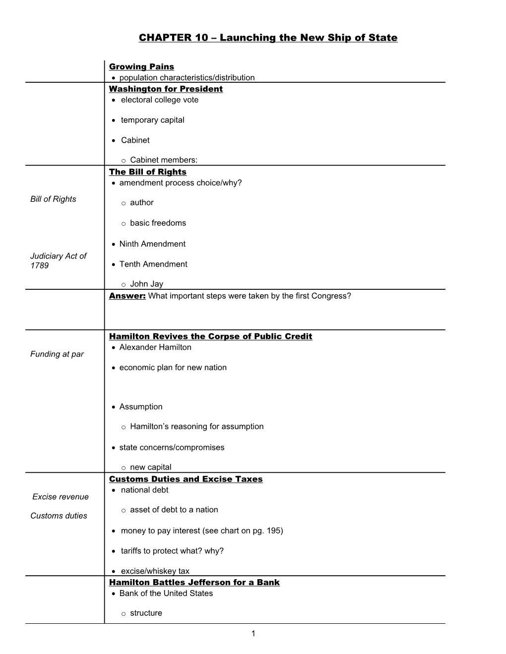 CHAPTER 9 the Confederation & the Constitution