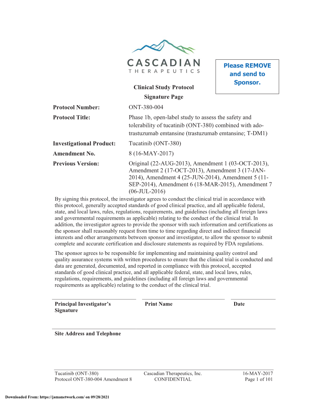 Tucatinib Combined with Ado-Trastuzumab Emtansine In