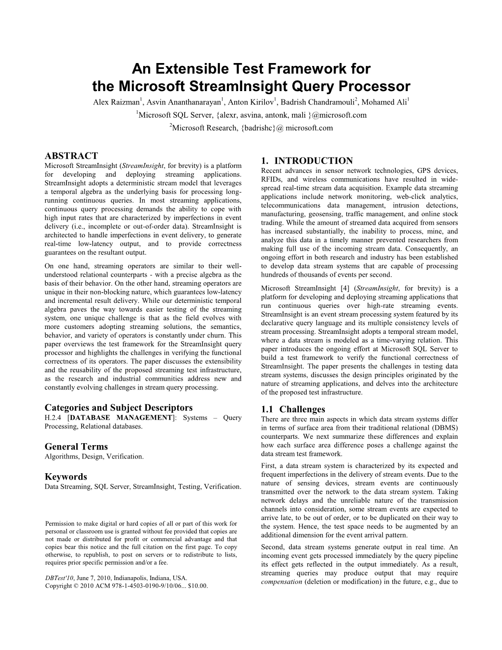 Proceedings Template