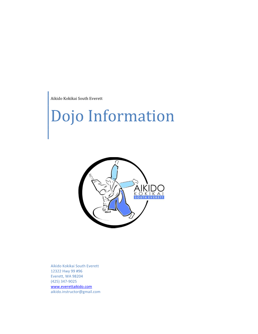 Dojo Information