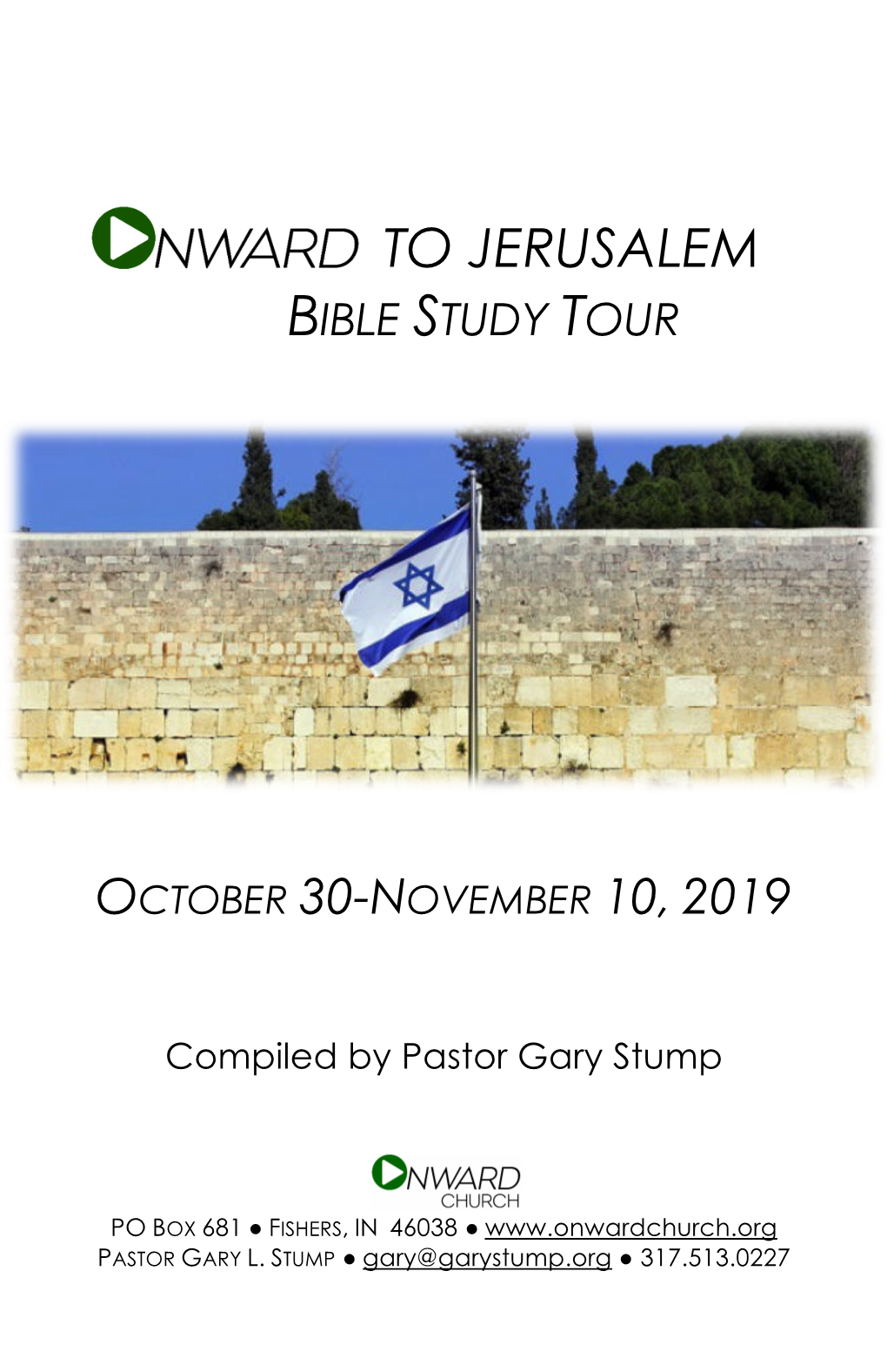 Israel Tour Bible Study Booklet (Online)