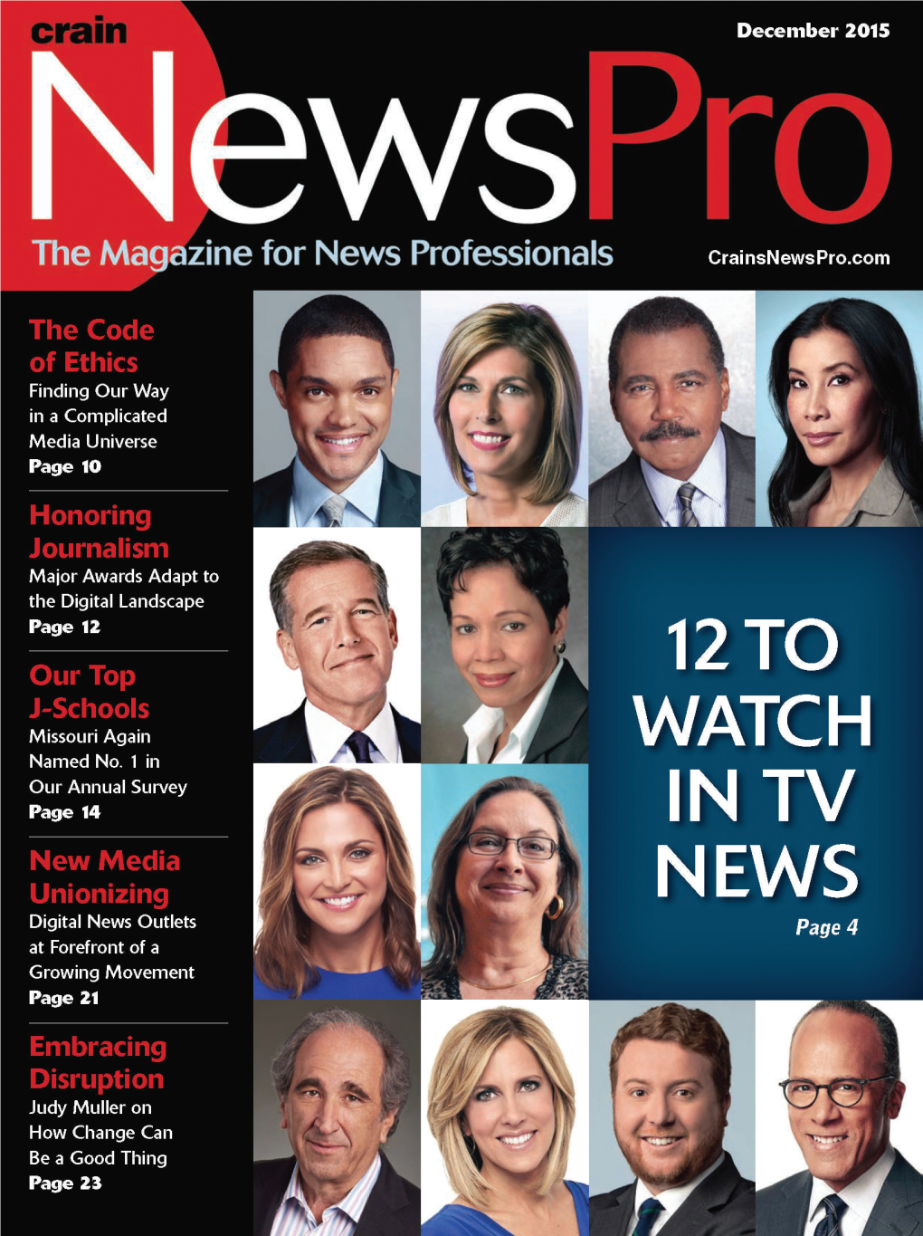 12 to Watch in Tv News