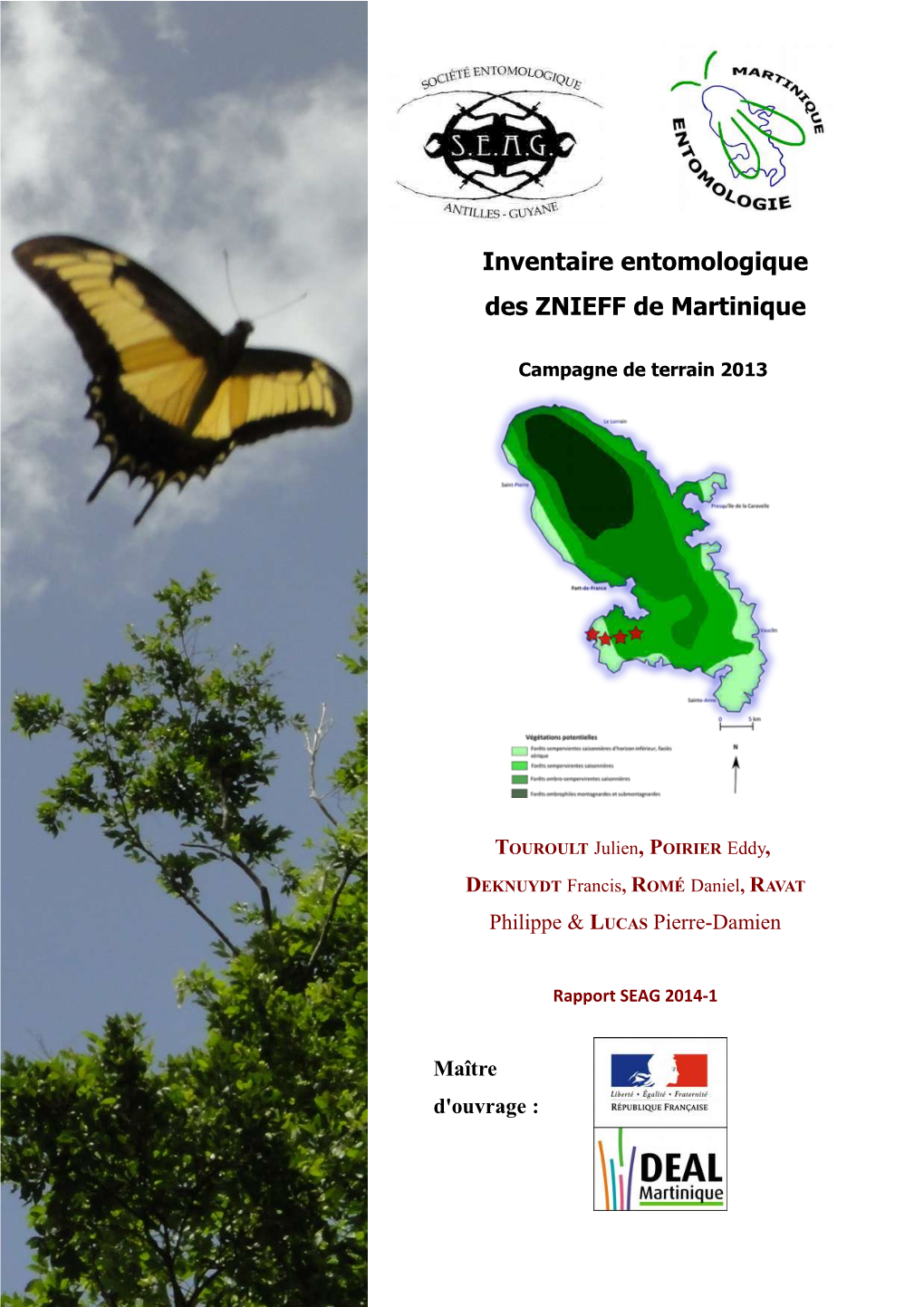 Inventaire Entomologique Des ZNIEFF De Martinique