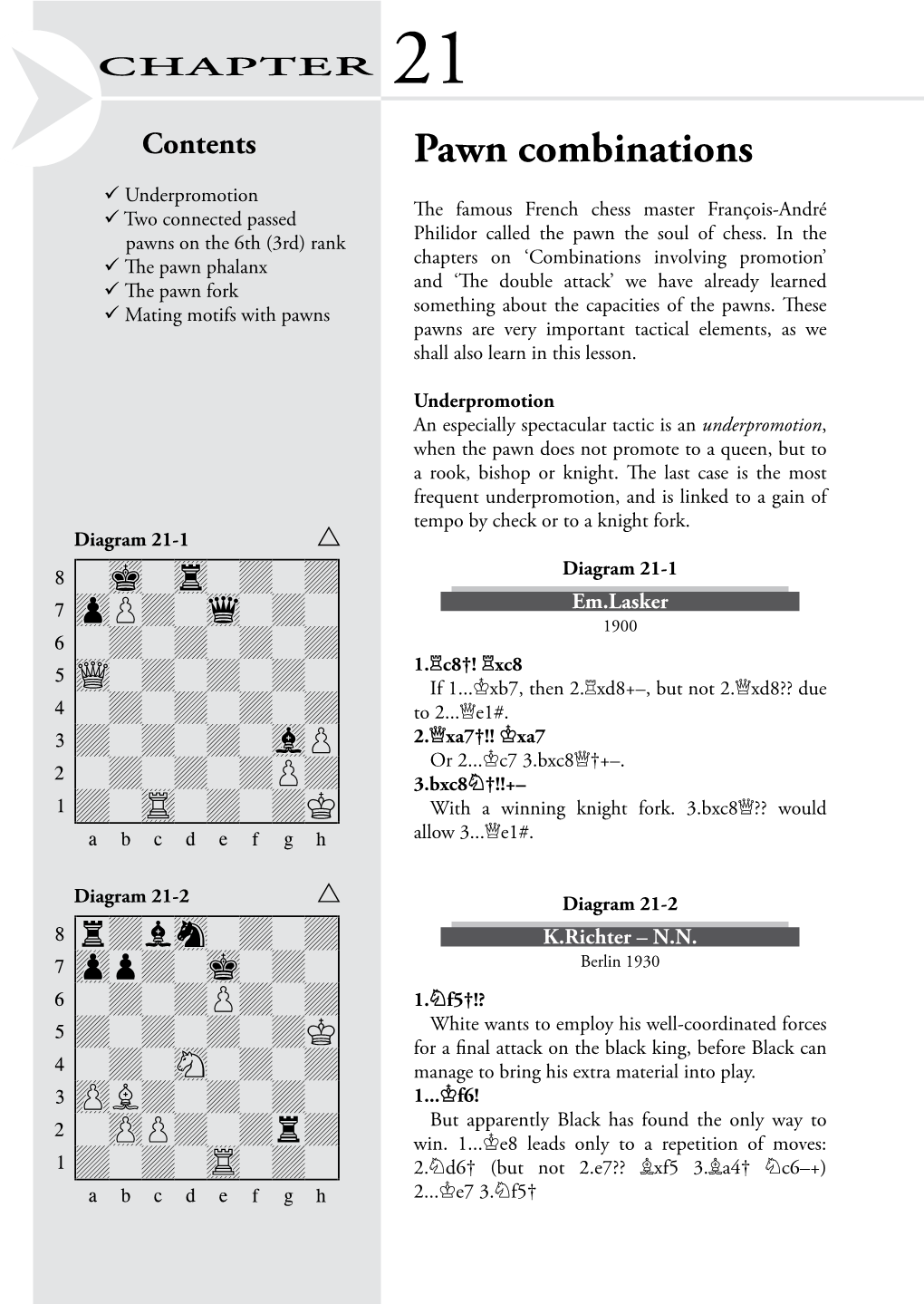 Pawn Combinations