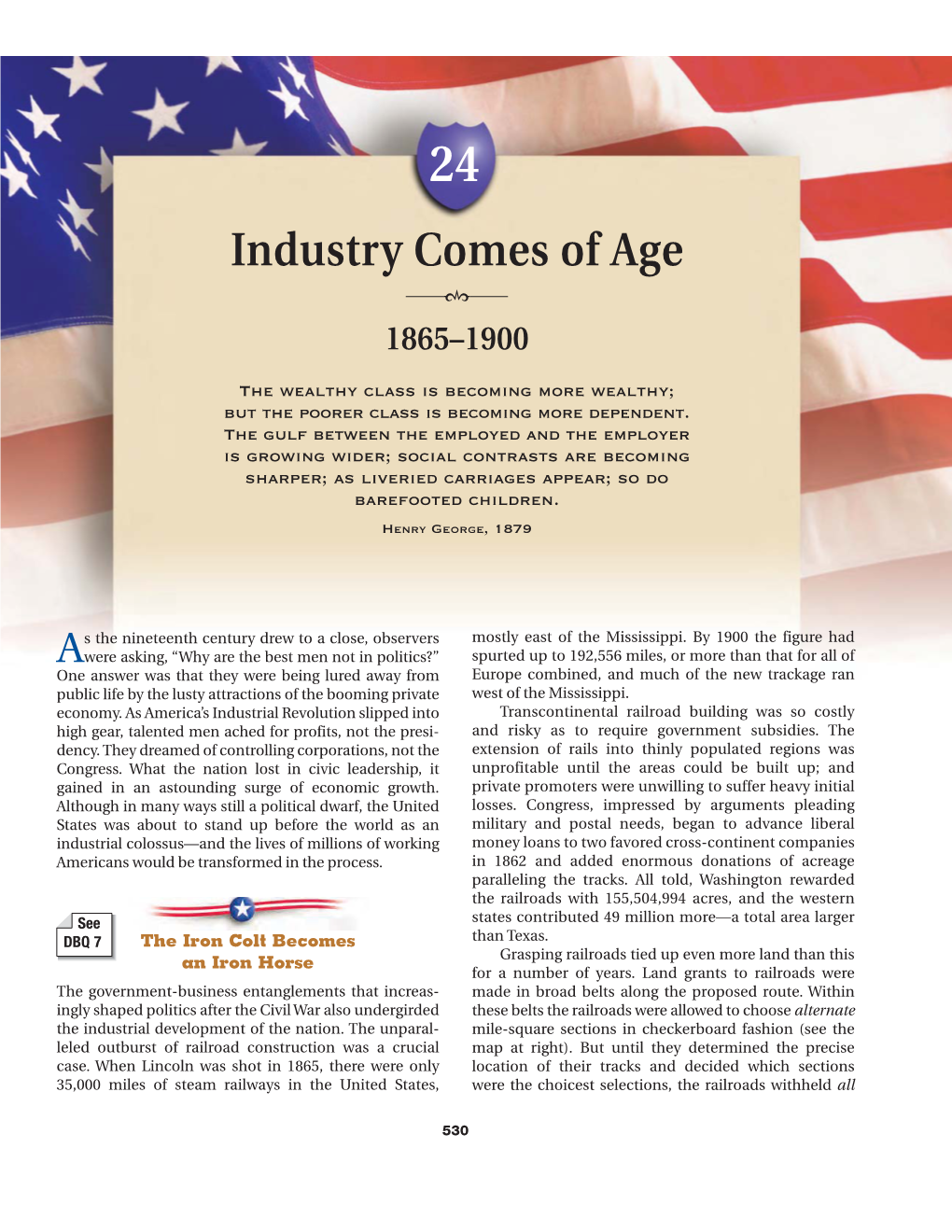 Industry Comes of Age ᇻᇾᇻ 1865–1900