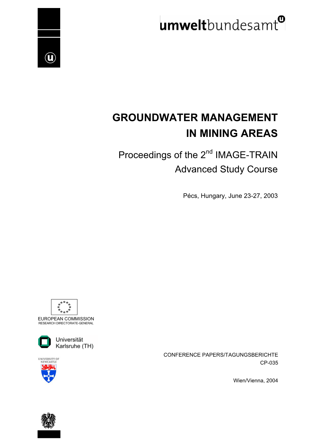 Groundwater Management in Mining Areas