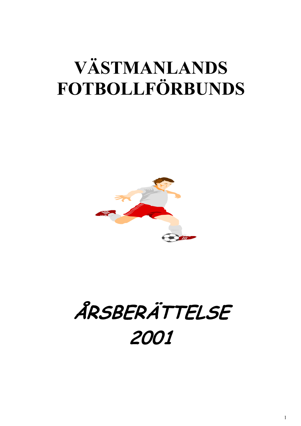 Årsberättelse 2001