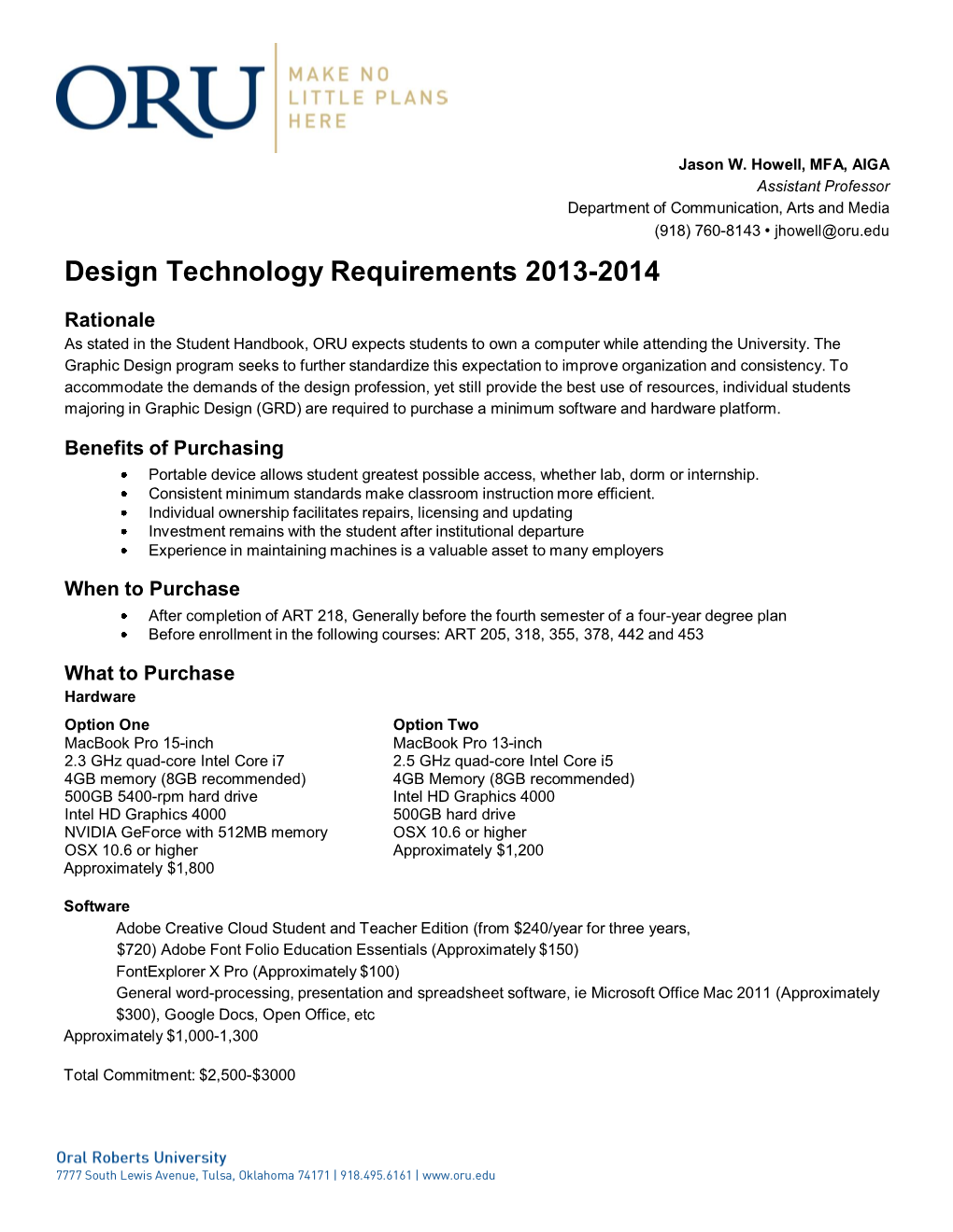 Design Technology Requirements 2013-2014