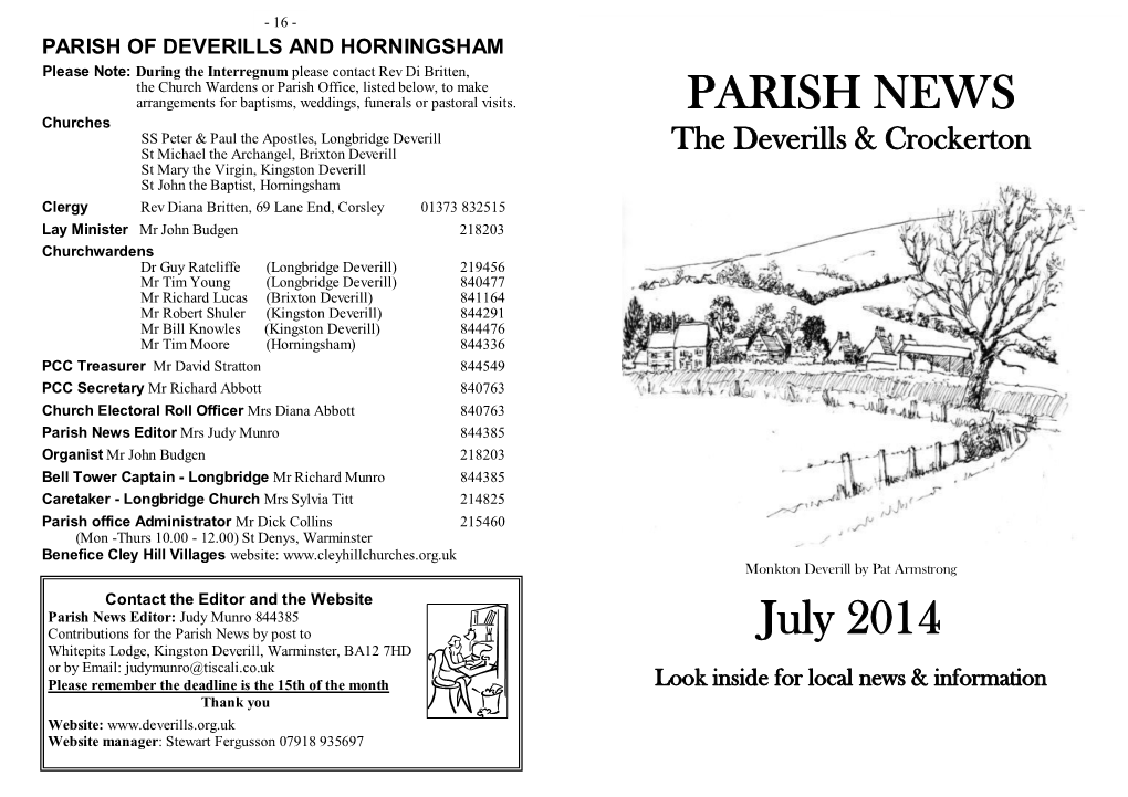 PARISH NEWS July 2014