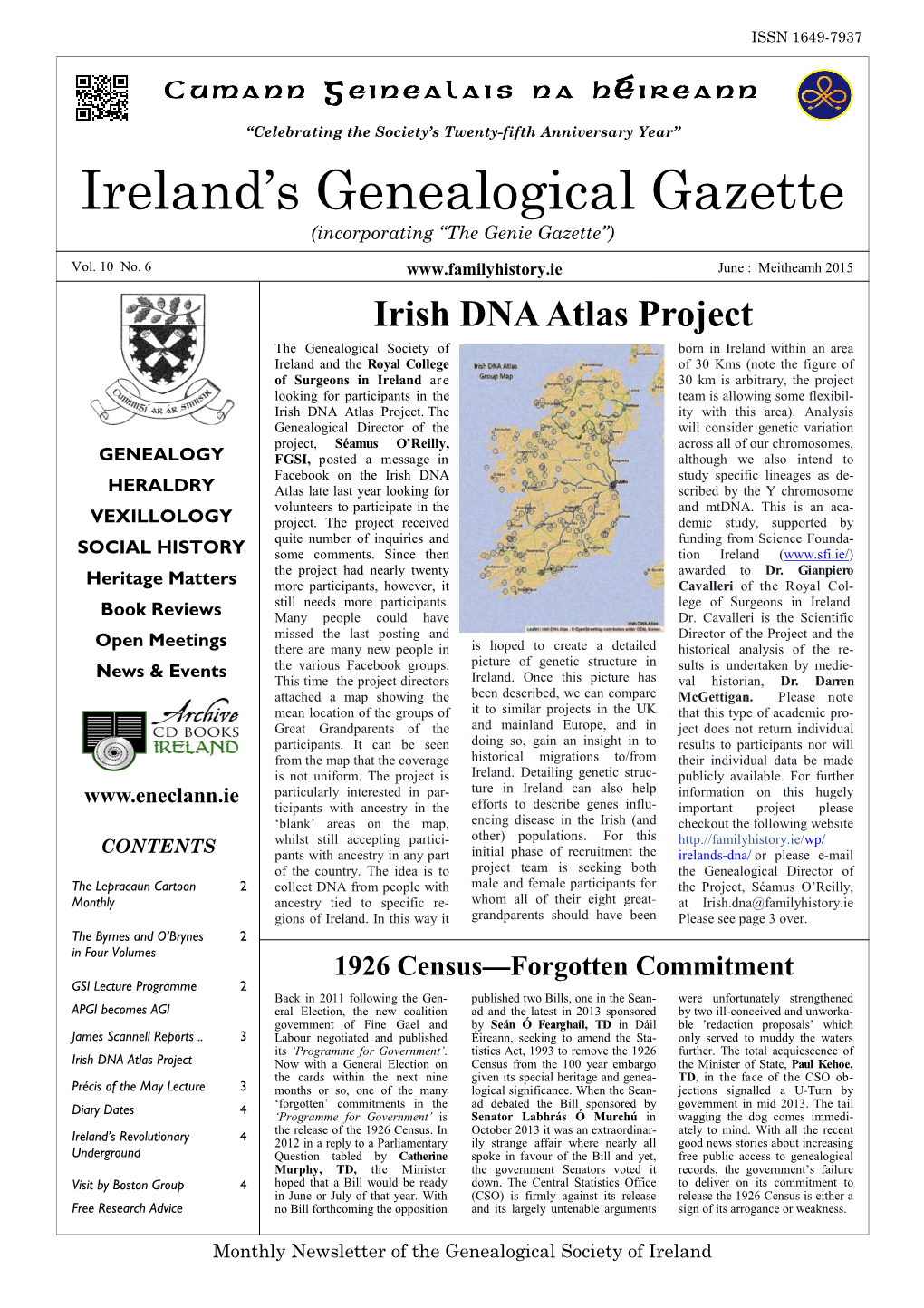 Ireland's Genealogical Gazette
